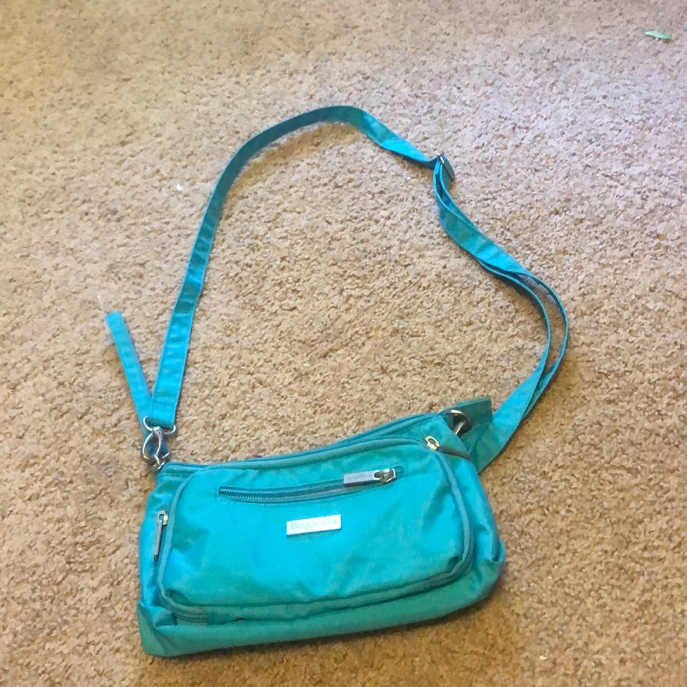 baggallini crossbody purse turquoise